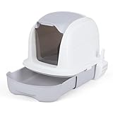 Cat Litter Box Enclosure, Sifting Cat Litter Tray