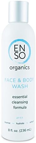 Organic Skin Cleanser Best Face Wash for Sensitive Skin Care by ENSO Essential Repair for Dry Skin with Concentrated Natural Ingredients Paraben Free Sulfate Free and Unscented (8 oz)