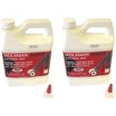 MARSH Rolmark Stencil Ink, 1 qt Can, White (2 Pack)