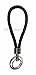 AM Landen Braided Keychain Key Rings Handbags Charms Best Friend Girls Keychain(Black)