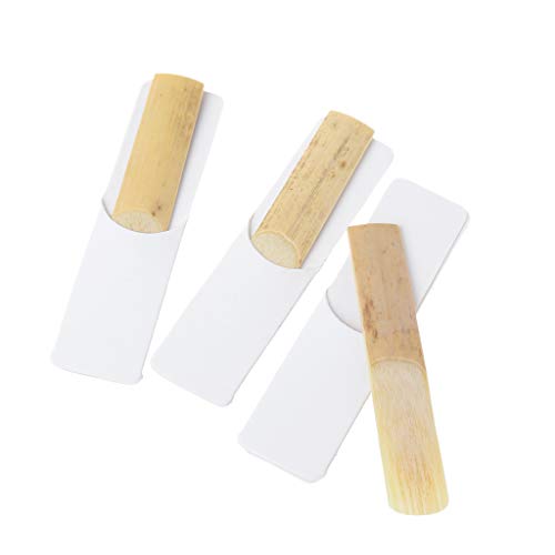 Abicial 10pcs 2.5 Strength Clarinet Reeds Music Instrument Part Traditional Bamboo Reeds