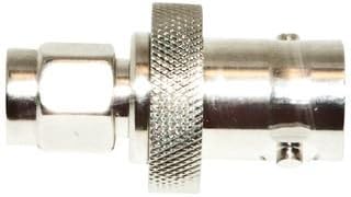 Mueller BU-P4290 Adapter; RF; BNC Jack-SMA Plug; STR; Body:NiPLDBrass; 50Ohm; PTFE; Cnt:GoldPLDBeCu