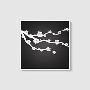 Framed Canvas Wall Art for Living Room, Bedroom Abstract Trees Canvas Prints for Home Decoration Ready to Hang - 16x16 inches
