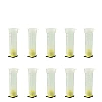 Eadorns Queen Bee Cage Protective Cover Garden No-Hurt Plastic Beehive Cell Protector Bee Biting Cap Protective Cover-10pcs