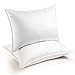 FAUNNA Bed Pillows for Sleeping 2 Pack, Queen Size, Cooling Soft Hotel Gel Pillows, Down Alternative Pillow for Back & Side Sleepers