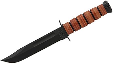 Ka Bar 1220 Us Army Straight Edge Fighting Utility Knife With Leather Sheath Hunting Knives Amazon Canada
