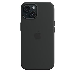 Apple iPhone 15 Silicone Case with MagSafe - Black