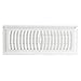 Imperial Pop-Up Floor Register, 4 x 12-Inch, White