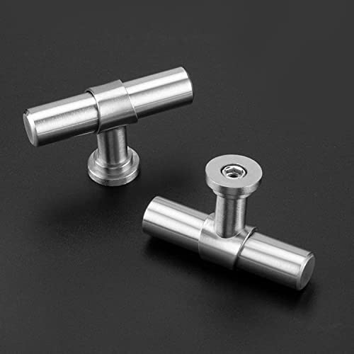 homdiy 25 Pack Brushed Nickel Drawer Knobs for Dresser Kitchen