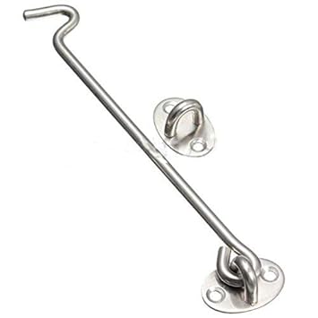 Tiptiper Stainless Steel Cabin Hook And Eye Latch Cabin Hook Eye