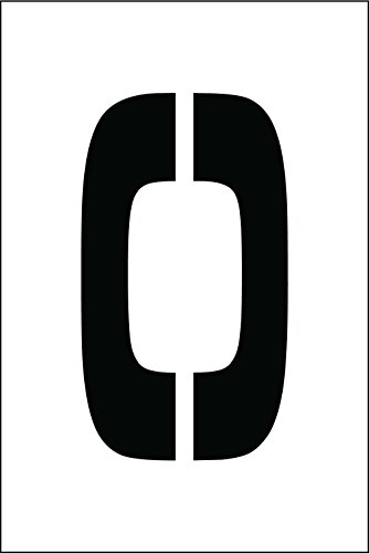 National Marker Corp. PMC4-O Stencil, Letter O, 4 Inch