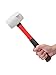 TEKTON 30653 Fiberglass Handle White Rubber Mallet, 16-Ounce