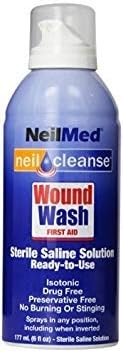 NeilMed Cleanse Sterile Saline Wound Wash 6 Ounce Model: Spoorting Goods Shop