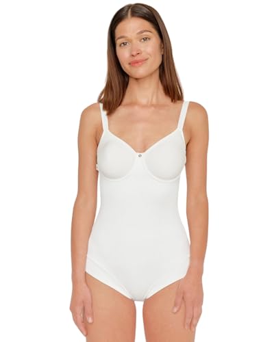 Susa Body mit Bügel I Catania 6552 I Größen A-E I Figurformender Body für Damen aus atmungsaktivem Spacer Material I Formt Taille, Bauch & Po I Unsichtbar unter Kleidung