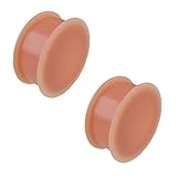 Pair of Silicone Hider Plugs Version 2: 00g, Wearable Length: 5/16