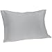 Spasilk Pure Silk Pillowcase, Charmeuse Silk Pillowcase, Hypoallergenic, Queen Sized, Silver