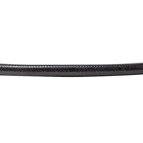 aokur Nylon Braided 3/8" Marine Outboard Boat Motor RVs Fuel Line Assembly with Primer Bulb Steel Hose Clamps 6FT