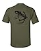 Jacted Up Tees Navy Seal Skeleton Frog Logo Front & Back Men's T-Shirt SHIPS FROM OHIO USA