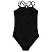 Arshiner Kids Girl's Dance Slim Solid Camisole Leotard