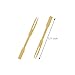 PDTXCLS CDOFFICE 320 PCS Mini Bamboo Cocktail Fork Sticks Fruit Picks for Parties Buffets Food Tastings