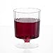 Party Essentials Elegance and Deluxe Plastic Wine Stem Glass, 8-Ounce Capacity, Clear (Case of 240)