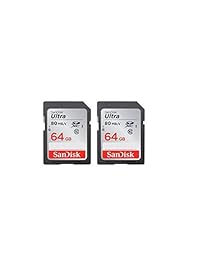 SanDisk Ultra 64 GB SDHC UHS-I Class 10 Tarjeta de memoria (2 unidades)