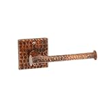 Premier Copper Products TPHLDRDB Hand Hammered Copper Tissue Paper Holder, Oil Rubbed Bronze
