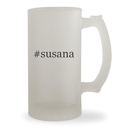 #susana - 16oz Hashtag Sturdy Glass Frosted Beer Stein
