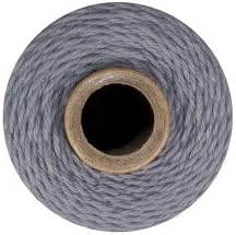 Bakers Twine - 240 Yards (Solid Grey)