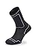 Rollerblade Men's Performance Skating Socks, Black/Silver, Large/US 10-12.5