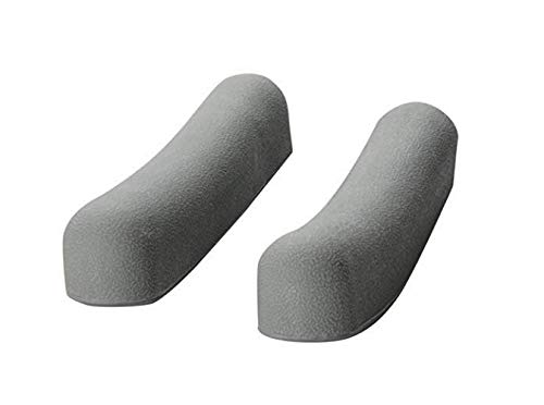 Underarm Crutch Pad,Replacement Medical Cane Cushion Tops, Comfort Foam Slip on Top Grip Support, 2 Pack, Gray