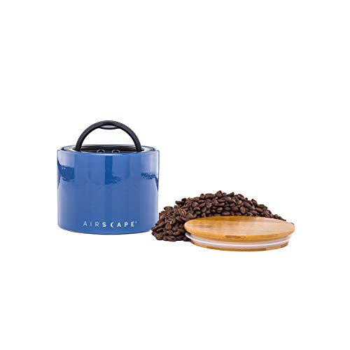 Airscape-Ceramic-Coffee-and-Food-Storage-Canister-4-Small-Patented-Airtight-Inner-Lid-Releases-CO2-and-Preserves-Food-Freshness-Glazed-Ceramic-with-Bamboo-Top-Cobalt-Blue