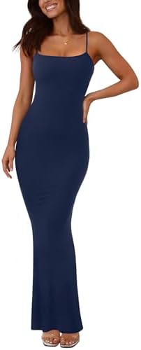 Amazon.com: Verdusa Women's Sleeveless Long Bodycon Maxi Tank