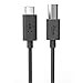 Belkin USB-IF Certified 2.0 USB-C to USB-B Printer Cable, 6 Feet / 1.8 Meters