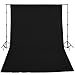 AW Black 10x20' Video Backdrop 100% Cotton Muslin Background Pro Photo Studio Portrait