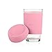 JOCO 16oz Glass Reusable Coffee Cup (Strawberry Pink)