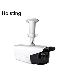 Soporte de pared para cámara (1 4') ajustable para montaje en interiores exteriores para Arlo, Arlo Pro Zmodo, WYZE, Amcrest, TENVIS, Faleemi, Wansview, CCTV cámara y otros modelos compatibles (2 unidades, metal, blanco)