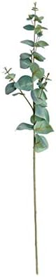 PIONIN Artificial Fake Leaf Eucalyptus Leave Artificial Greenery Simulation Greens Leaves for Wedding Party Home Decor