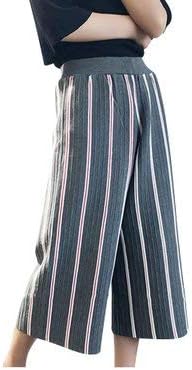 Amazon アライブ ガウチョパンツ レディース ストライプ柄 ワイドパンツ スカーチョ 赤銅色 並行輸入品 ロングパンツ 通販