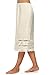 Avidlove Women Lingerie Slips Satin Snip-it Half Slip Lace Underskirt Beige Beige  FBA  Medium