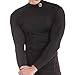 ARMEDES Mens Mock Neck Long-Sleeved T-Shirt Cool Dry Compression Baselayer AR-151/53
