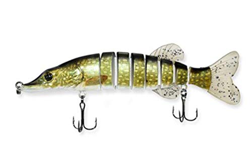 FISHIN ADDICT Jack Pike Multi jointed Swimbait Fishing Lure Cannibal 8’’ (200mm)