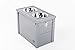 New Age Pet ECOFLEX Piedmont 2-Bowl Elevated Dog Feeder with Sliding Lid Storage Bin - Grey, Ideal for Small Spaces and Taller Dogs, Easy to Clean and Assemble, Non-Toxic and Moisture Resistant