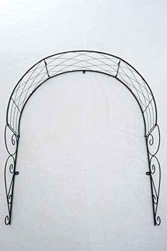 CLP Metall-Rosenbogen Für Die Tür I Rankbogen Mit Dunkelgrüner Beschichtung I Rankhilfe Für Kletterpflanzen I Verzierter… – Bild 4