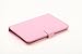 iRULU Leather USB Keyboard Case for 8-9 Inch Touch Screen Tablet with Buttons and Stand -Pink
