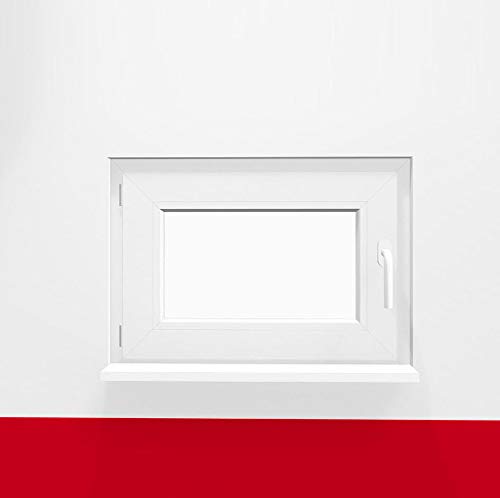 Kellerfenster Weiß, Anschlag:DIN Links, BxH:1000x1000 (100x100 cm), Glas:3-Fach – Bild 3
