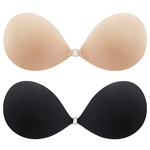 MITALOO Adhesive Bra Invisible Sticky Strapless Push up Backless