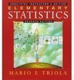 Elementary Statistics, Triola, Mario F., 0201859211