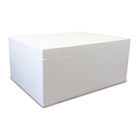 Styroporbox/Thermobox - 75,0 Liter - 79,0 x 59,0 x 36,0 cm/Wandstärke 6 cm - Styrobox