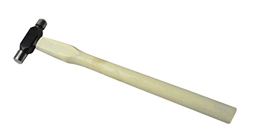 Ball Peen Hammer w/ Double-Sided Domed Head - 2 oz Jewelry Making Metal Forming Watchmaking Repair Hammer